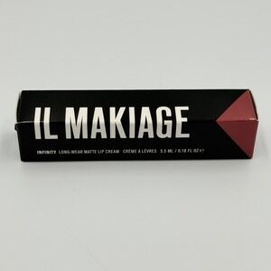 New In Box IL Makiage Infinity Long Wear Lip Cream Color Matte Royal 401